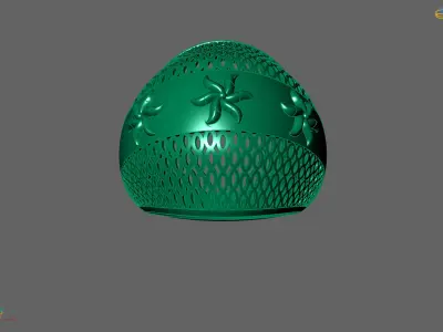 Plain Ring Women Ready STL 3DM Models Womens Rings 3D models 3D print model 45