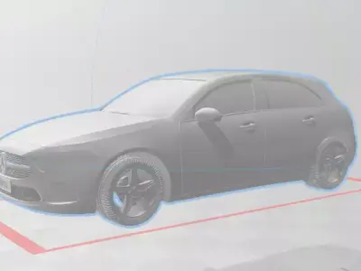 Mercedes Benz A-Class 2018 3D print model