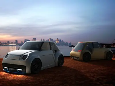 CityGo concept car by CeGo 3D model