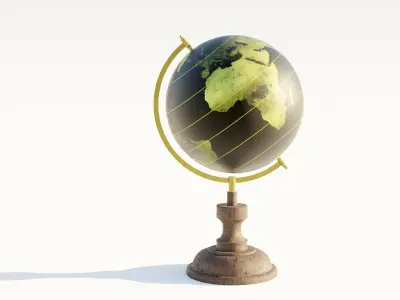 Globe 3D model