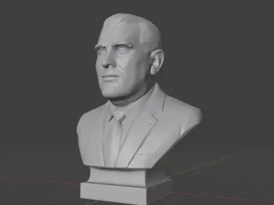 Wernher von Braun 3D print model