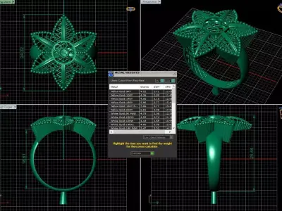  Minimalist Turkish Ring 3D print model