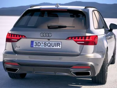 Audi A4 Avant S-line 2020 3D model