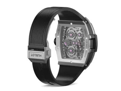 Hublot Spirit of Big Bang Meca-10 Titanium 45mm Luxury Watch 3D model