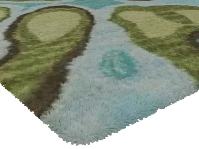 Rug Set 1254 3D model