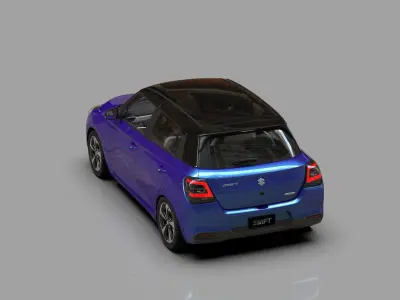 Suzuki Swift JP-SPEC 2024 HQ interior 3D model
