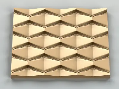Wall Panel 001 3D model