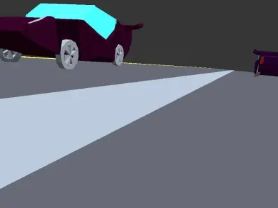Car Gas Low-poly 3D model