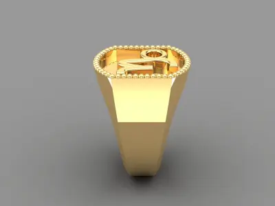 Capricom Ring Version 2 For Print STL 3D print model