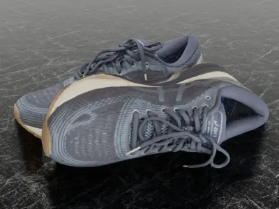 ASICS GEL NIMBUS 3D SHOES Low-poly 3D model