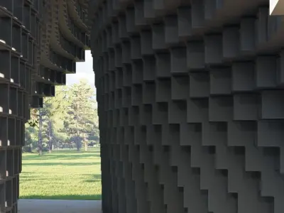 big serpentine 3D model