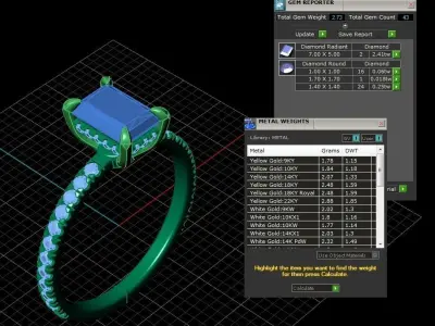Engagment Jewelry Ring 204 3D print model