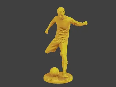 Soccer Player SP 001 3D print model