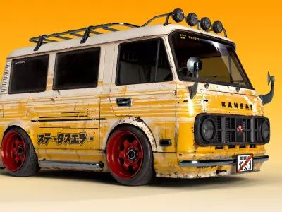 Kansai Spirit Vintage Car 3D model