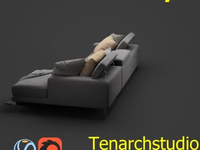 Tenarchstudio Anderson clyford Sofa Render ready  3D model