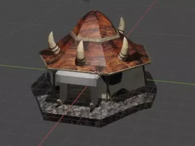 Orc Hut Free 3D model