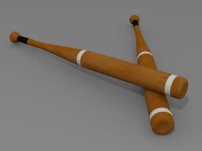 Baseball bat 3D model