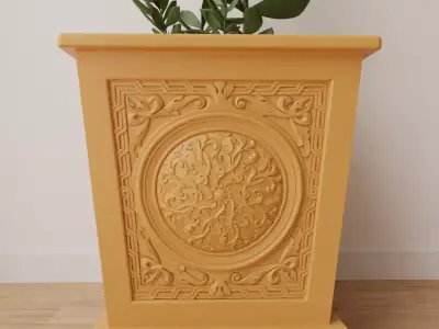 luxury ornament planter - vase - urn - candy dish 3D print model