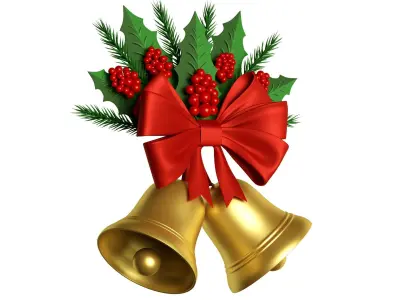 Christmas Bell 01 3D model