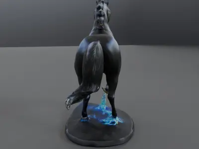 black horse 3D model