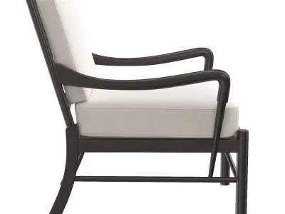 Kevin Chair with Rattan 3D model