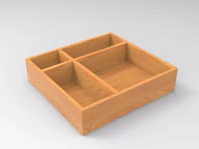Juha Storage Box Low-poly 3D model