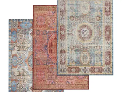 Rug Set 486 3D model
