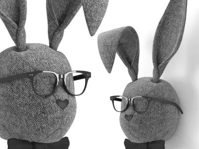 Soft Rabbit - Hopper 3D model