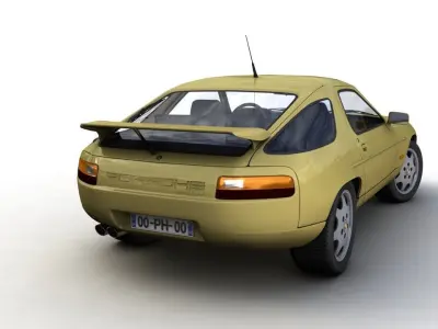 PORSCHE 928 GT 1991 3D model