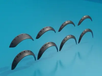 UNIVERSAL WHEEL FLARES 26NOVWF03 3D print model