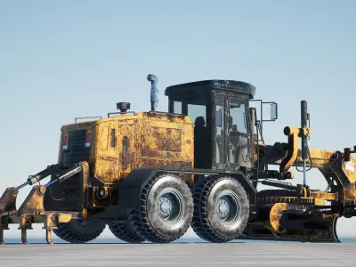 ZBL Grayder v1 - Unreal Engine Project Low-poly 3D model
