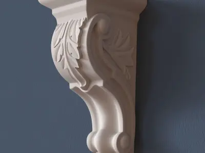 Decorative Corbel 3D model 6
