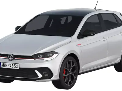 Volkswagen Polo GTI 2022 3D model