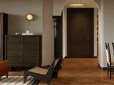 Living room 3D model 55