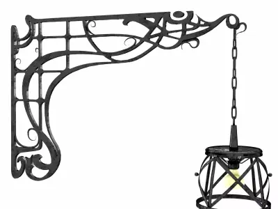 Outdoor street Lights 3D model