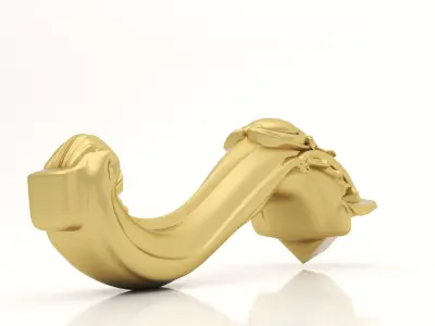 Cnc Furniture Leg 1 3D model