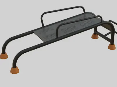 Playground Sport Equipment - 09 Low-poly 3D model