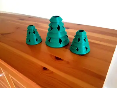 Xmas Tree Vase Free 3D print model