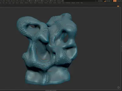 Modern Abstract Decorative sculpture 3d print model 3D print model 5