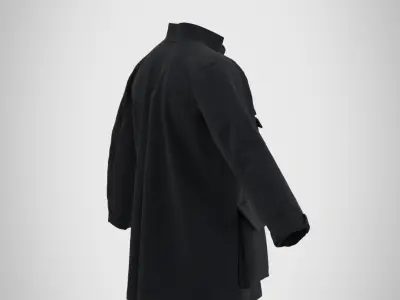 MARVELOUS DESIGNER men women outdoor jacket  3D model