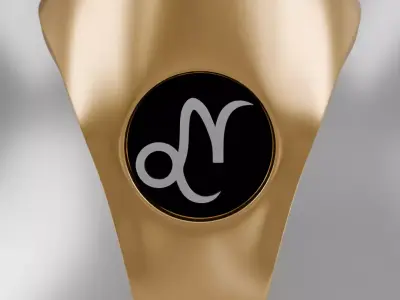 Capricorn zodiak symbol ring 3D model for 3D printing 3D print model