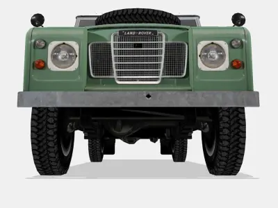 Land Rover series III 1971 Low-poly 3D model