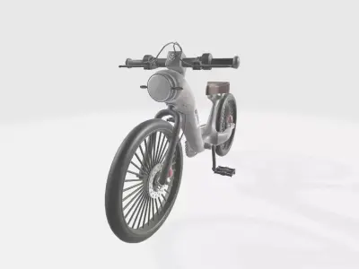 Bike Concept Low-poly 3D model