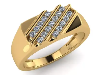light weight gold diamond rings-C111116SKCH2025981-wt-5-10 3D print model