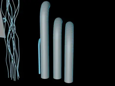 Sci-fi Assets Low-poly 3D model