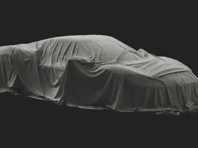 Sportcar Cover 01 3D model