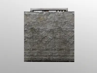 Cyberpunk Building 10  Low-poly 3D model