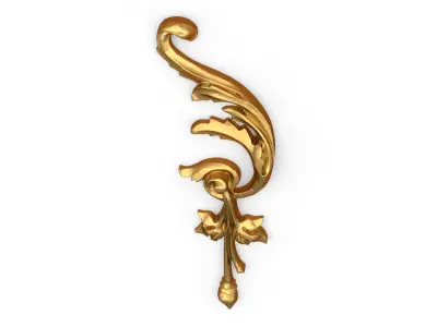 Classic decor ornament carved 30 3D model