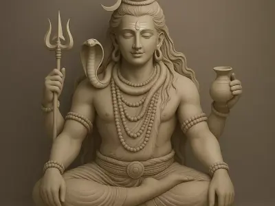 Mahadev Shiva 3D Model  3D print model