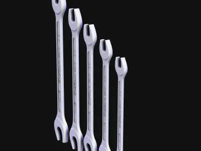 Wrench Nanite archviz and game ready Low-poly 3D model